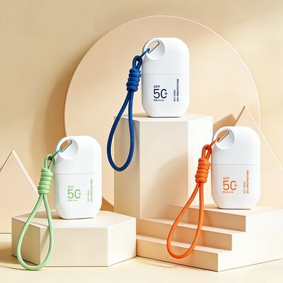 Quality New portable hanging strap sunscreen cosmetic tubes 40ml squeeze hand cream bottle Custom foundation Cosmetic Tubes factory